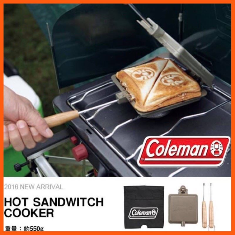 SALE ที่ปิ้งขนมปัง Coleman hot sandwich cooker กีฬาและกิจกรรมกลางแจ้ง การตั้งแค้มป์และเดินป่า อุปกรณ์ให้แสงสว่าง
