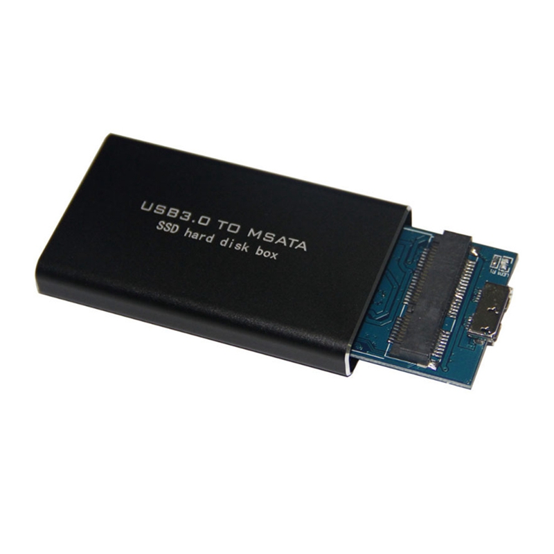 MSATA to USB 3.0 SSD Storage Case Adapter for 30x50mm 30x30mm MSATA SSD