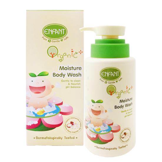 3. Enfant สบู่อาบน้ำเด็ก Organic Plus Moisture Body Wash 300 ml อองฟองต์ ออแกนิค พลัส มอยเจอร์ บอดี้ วอช