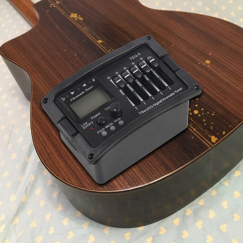 5 Band Acoustic Guitar Preamp EQ Equalizer Classical Acoustic Guitar