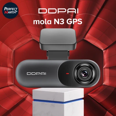 DDPAI Mola N3 กล้องติดรถยนต์ Xiaomi Dash Cam Ultra HD 2K (1600P) WIFI มี 2 รุ่น ทั้ง GPS และ ไม่มี GPS