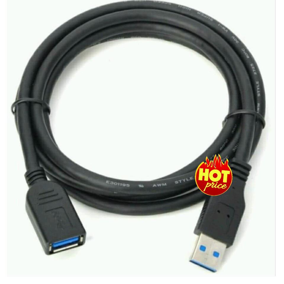SALE USB 3.0 Male To Female 18.M Extension Data Cable #คำค้นหาเพิ่มเจลทำความสะอาดฝุ่น Super Cleanสาย AC PoWer1.8 G-LINGการ์ดรีดเดอร์ Card Readerสายต่อจอ Monitorสายชาร์จกล้องติดรถยนต์