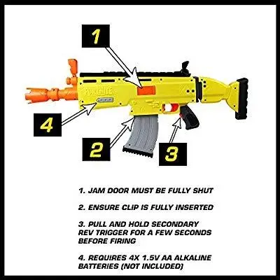 NERF Fortnite AR-L Elite Dart Blaster ปืนเนิร์ฟ ปืนเนิร์ฟ ปืนเนิร์ฟกัน ปืนnerfออโต้ ปืนยิงกระสุนโฟม ปืนอัตโนมัติ ปืนเด็ก ถอดประกอบได้ ปืนของเล่น ปืนยิงกระสุนอัตโนมัติ เป้ายิงปืน