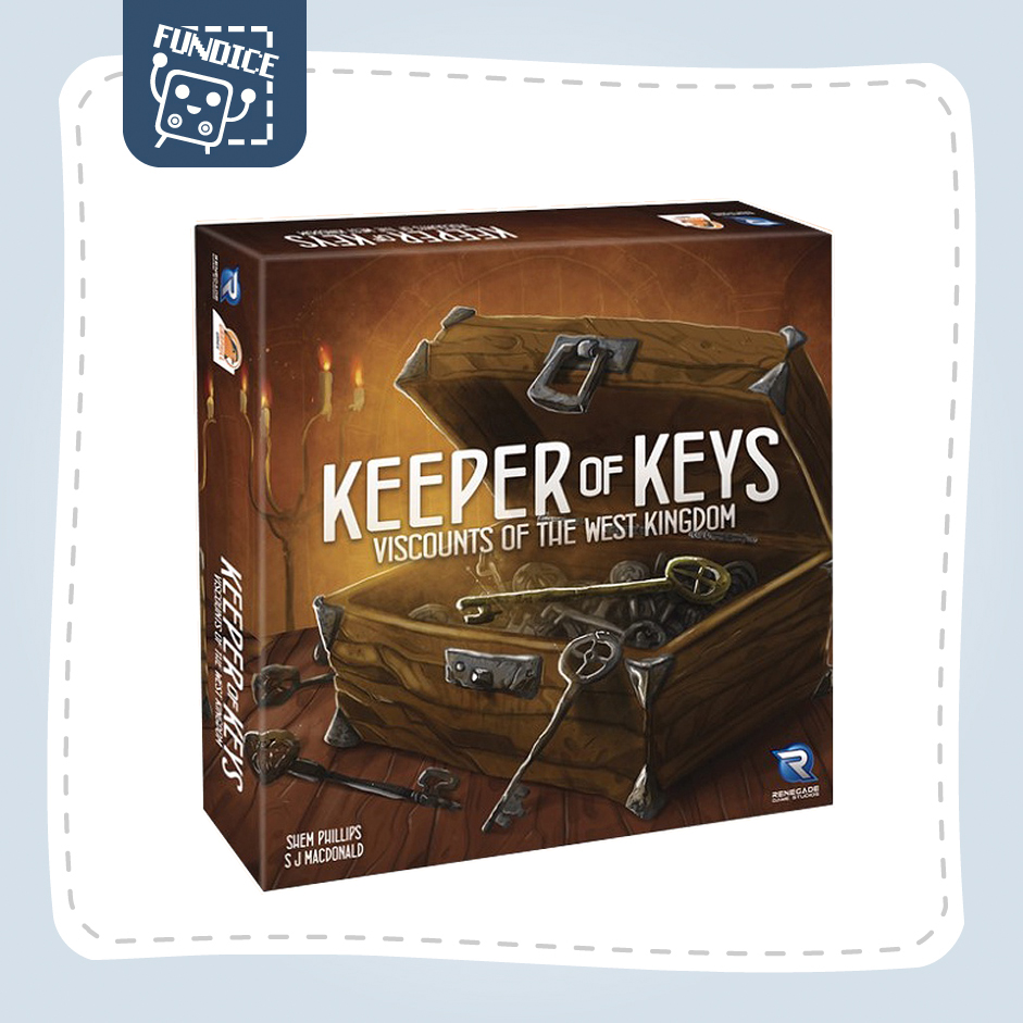 Fun Dice Viscounts of the West Kingdom Keeper of Keys Board Game