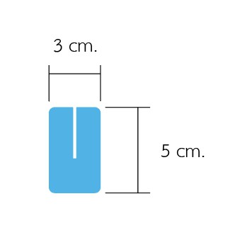 ตัวล็อคขาตั้ง อะคริลิคใส (1 ชุด ได้ 4 ชิ้น)