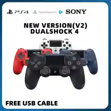 ภาพขนาดย่อของสินค้าจอย Ps4 สีดำ blue white Camoe red ของแท้รุ่นใหม่ Ver.2 ประกันศูนย์โซนี่ไทย 1 ปี (Ps4 Controller Jet Black)(Ps.4 New Dual shock 4 CUH-ZCT2 Series)(จอย Ps4)
