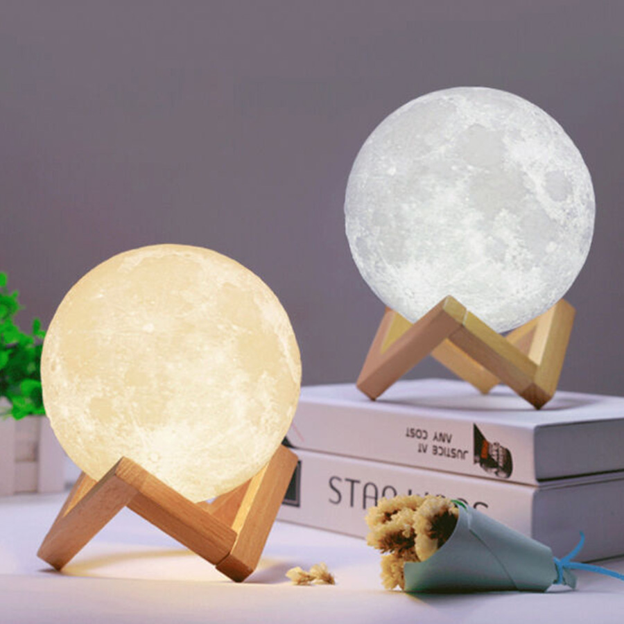 โคมไฟรูปพระจันทร์ มีให้เลือก 2 ขนาด 8 และ 18 ซม. โคมไฟ โคมไฟราคาถูก โคมไฟสว่างจ้า โคมไฟ  โคมไฟระบบสัมผัส โคมไฟพระจันทร์