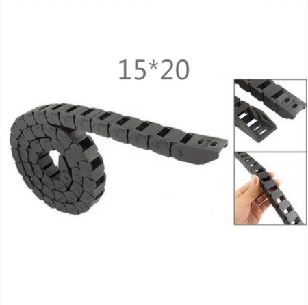 15 x 20 mm R28 Plastic Cable Drag Chain, Long 1 Mtr.