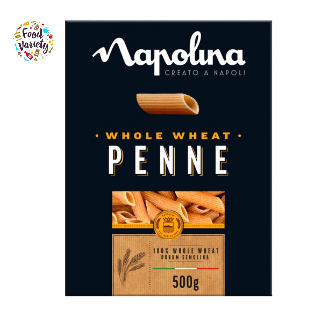 Napolina Whole Wheat Penne 500g นาโปลินา เส้นพาสต้าเพนเน่ 500กรัม