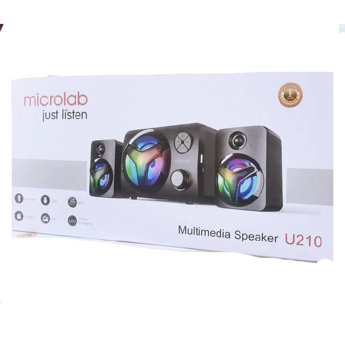 ลำโพง Microlab U210 USB+Bluetooth Speaker 2.1 Ch. LED Lazada.co.th