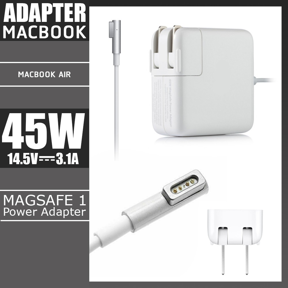 โปรโมชั่น เครื่องชาร์จ Macbook Air AC 45w Magsafe1 Power Adapter สำหรับ