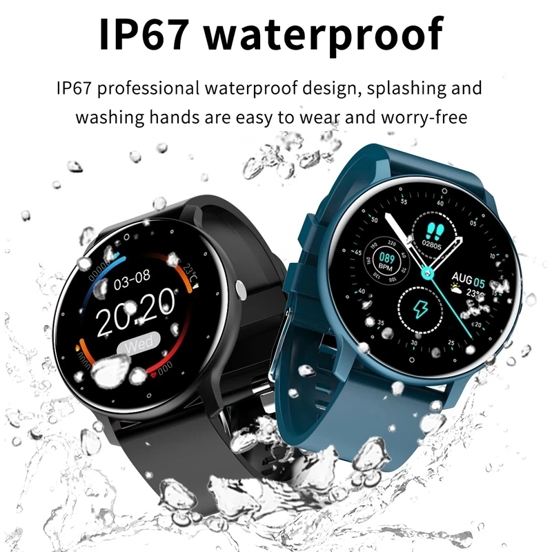 New Fashion Men Smart Watch IP67 Waterproof Bluetooth Call Smartwatches ...