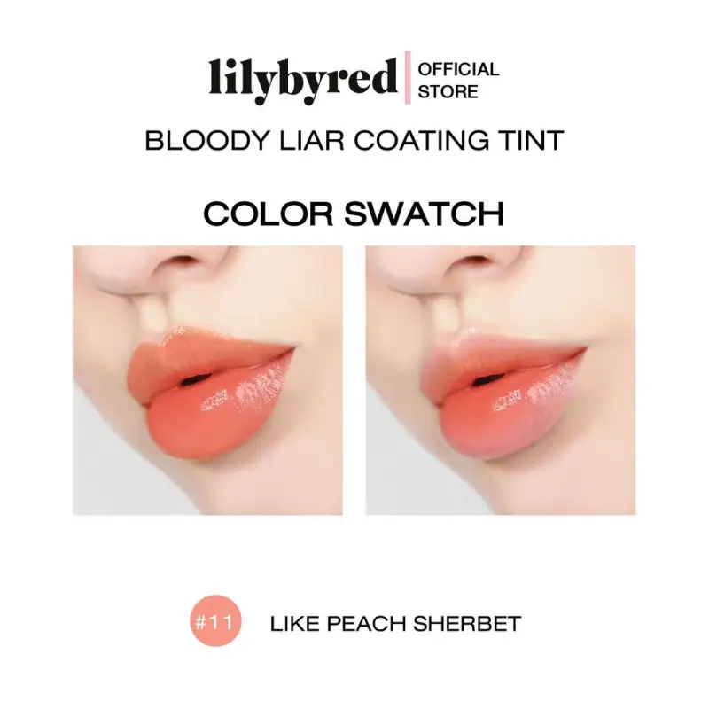 ภาพสินค้าLILYBYRED BLOODY LIAR COATING TINT 4G . (ลิป) จากร้าน lilybyred บน Lazada ภาพที่ 6