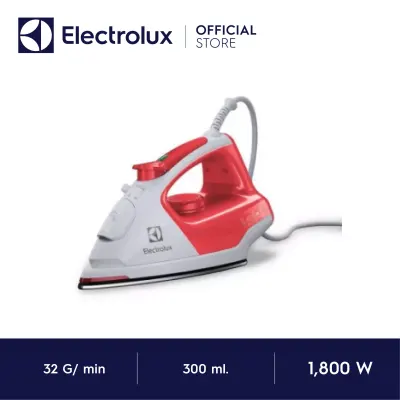 Electrolux เตารีดไอน้ำ รุ่น ESI5116 กำลังไฟ 1800 วัตต์ (สีขาว แดง)