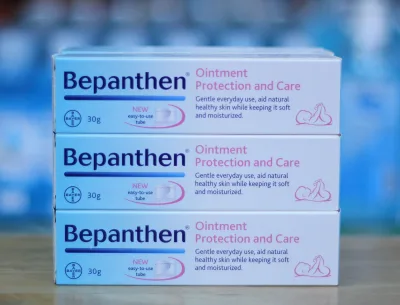 (1 หลอด) Bepanthen Ointment บีแพนเธน ออยเมนต์ดูแลผิว 30 g