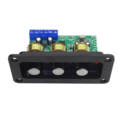 Bluetooth Amplifier Power Audio Board 20Wx2 Stereo Amp Sound Amplifiers AUX U Disk Decoder Treble Bass Adjustment