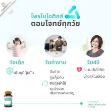 ภาพขนาดย่อของภาพหน้าปกสินค้าClover Plus Probiotic Plus โพรไบโอติกส์ พลัส 1กระปุก จากร้าน NPS PLUS บน Lazada ภาพที่ 4