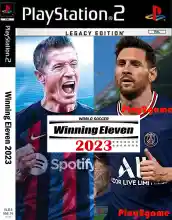 ภาพขนาดย่อของภาพหน้าปกสินค้าแผ่นเกมส์ Winning Eleven 2023 v.2 ฮาแลนด์,นูเญซ,เลวานดอฟสกี้,แอนโทนี่,คาเซมิโร ย้ายแล้ว Playstation 2 คุณภาพสูง ราคาถูก จากร้าน Play2game บน Lazada ภาพที่ 1