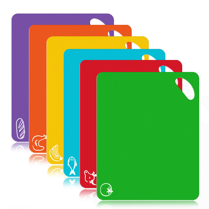 Plastic Kitchen Cutting Board Mat Set Nonslip Cutting Board Dishwasher