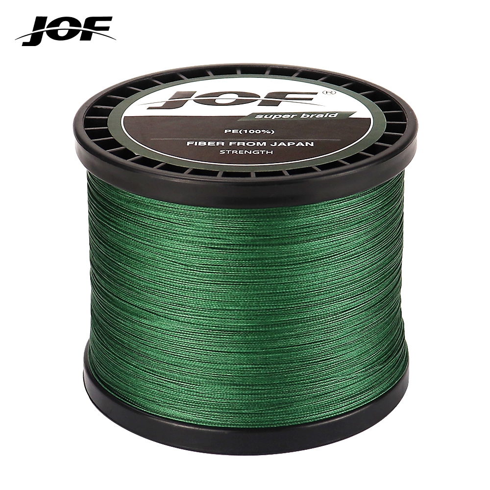 2pcs/lot 500M Braided Fishing Line 4 Strands 12-80LB Super Strong PE Green  Wire