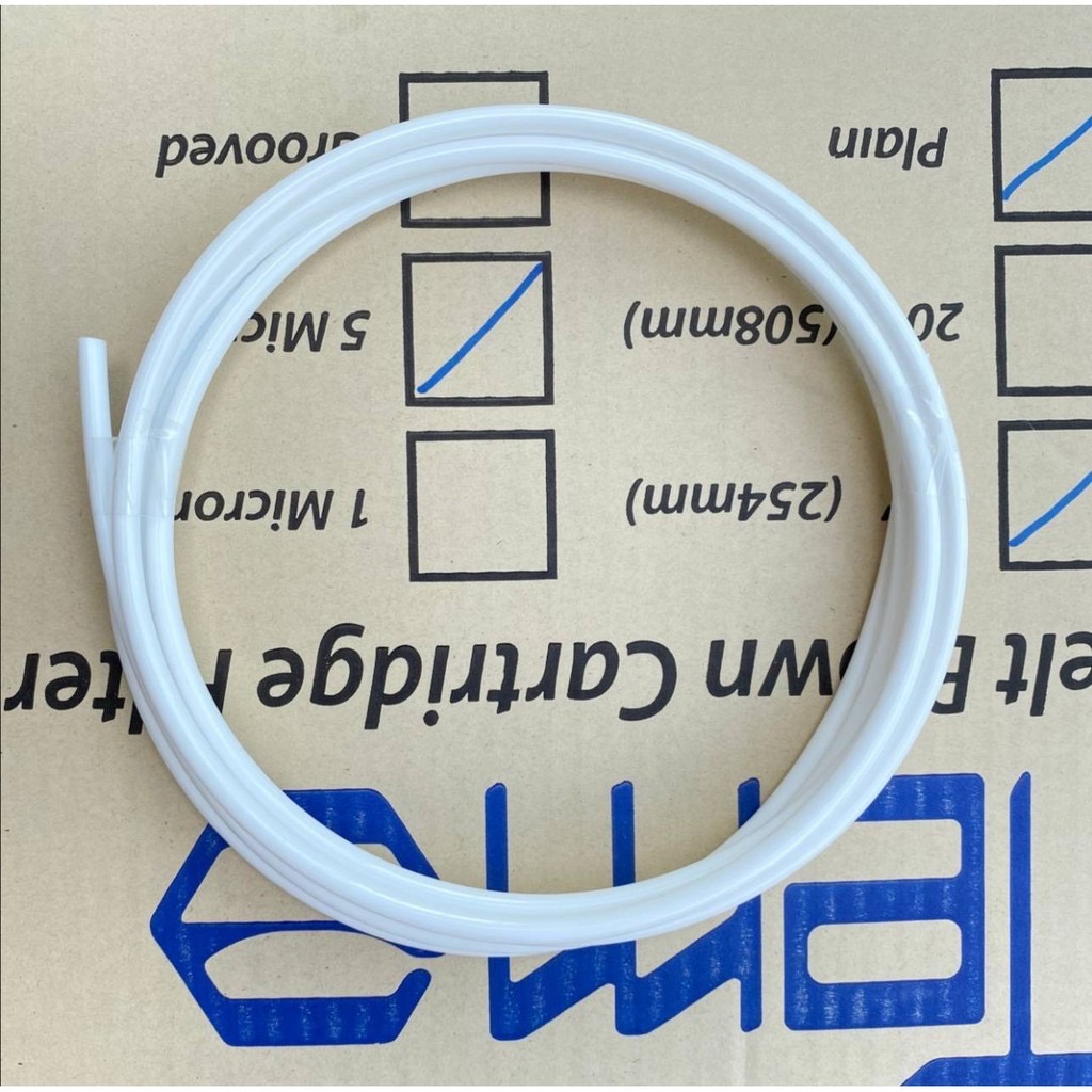 สายน้ำ PE ขนาด 1/4 นิ้ว (2หุน) สำหรับเครื่องกรองน้ำ 1เมตรละ