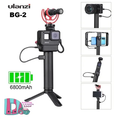 Ulanzi BG-2 Power Bank Grip 6800 mAh ด้ามจับเพาเวอร์แบงค์ For Gopro Smartphone Camera
