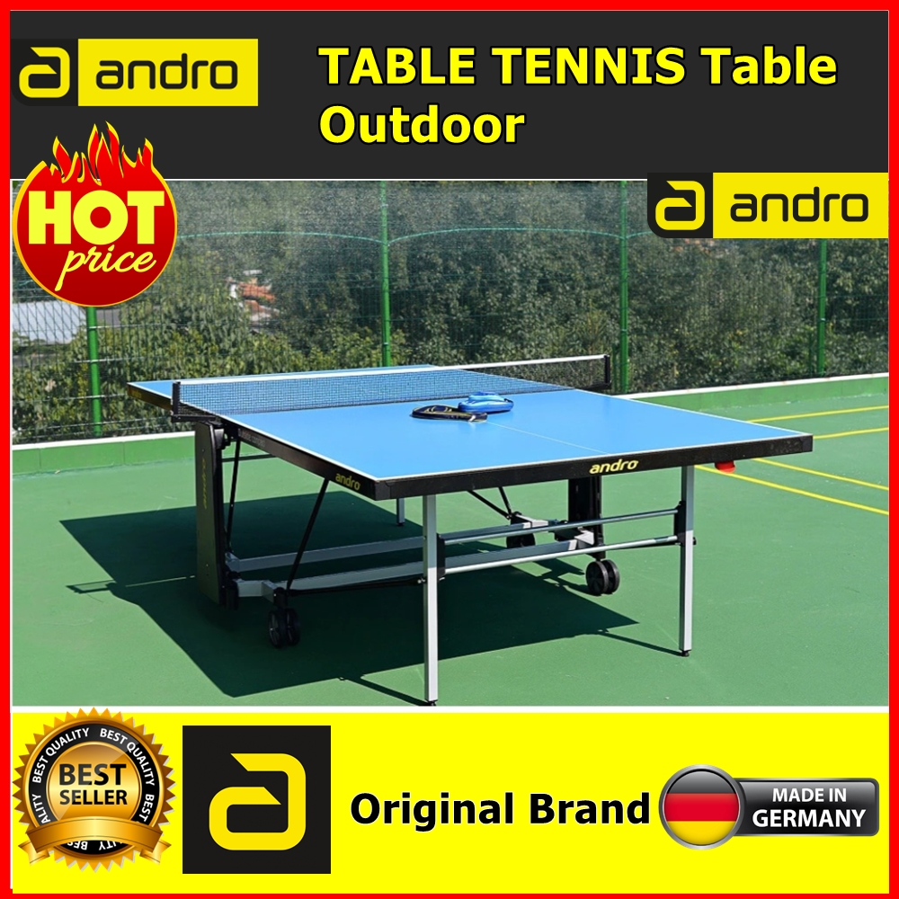 โต๊ะปิงปอง กลางแจ้ง TABLE TENNIS TABLE ANDRO OUTDOOR Andro Outside ของแท้ แบรนด์ เยอรมัน