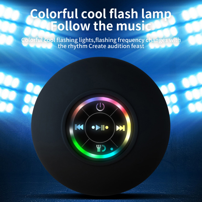 IPX4 Waterproof Shower Speakers Wireless 5.0 Bluetooth Speaker for ...
