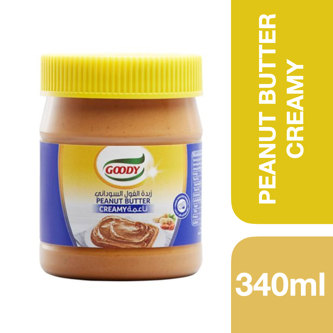 Goody Peanut Butter Creamy 340g ++ กู๊ดดี้ เนยถั่วสูตรครีมมี้ 340 กรัม
