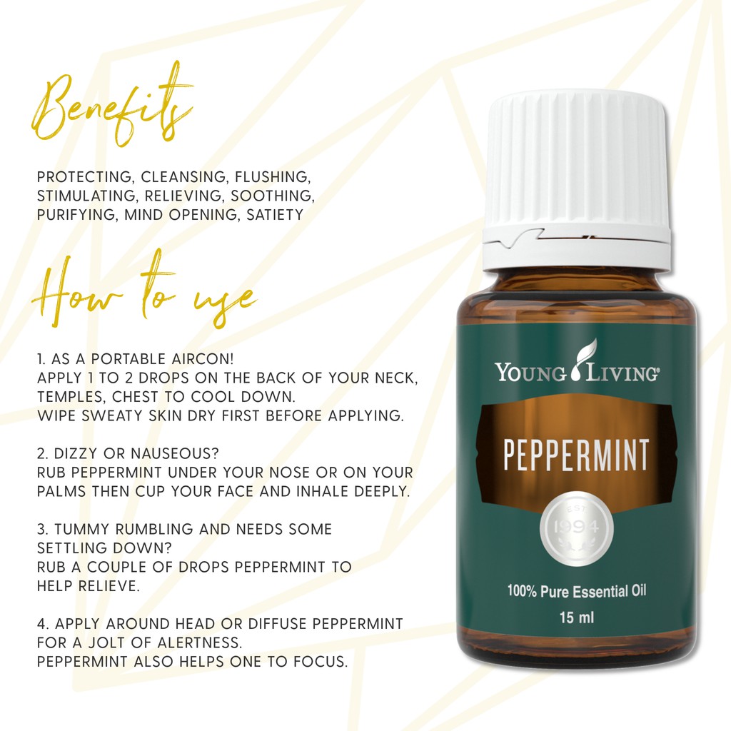 ด่วน ของมีจำนวนจำกัด น้ำมันหอมระเหย Peppermint essential oil บริสุทธิ์