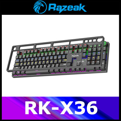 RAZEAK RK-X36 คีย์บอร์ดเกมส์มิ่ง มีไฟสวย keyboard Gaming RAZEAK RK-X36 คีย์บอร์ดเกมส์มิ่ง มีไฟสวย keyboard Gaming