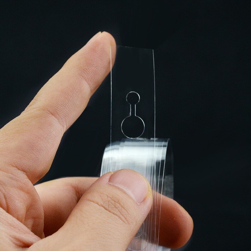 1pc 5m Balloon Chain Tape Clear One/Two Holes Arch Connect Strip Party