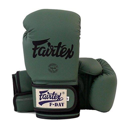 Fairtex นวมชกมวย BGV11 “F-DAY” Limited Edition Gloves เขียว เลือกไซส์ 8,10,12,14,16 ออนซ์