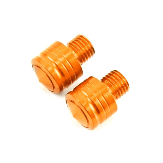 น็อตปิดรูกระจก น็อตอุดกระจก CNC สำหรับ HONDA/ KAWASAKI ราคาต่อคู่