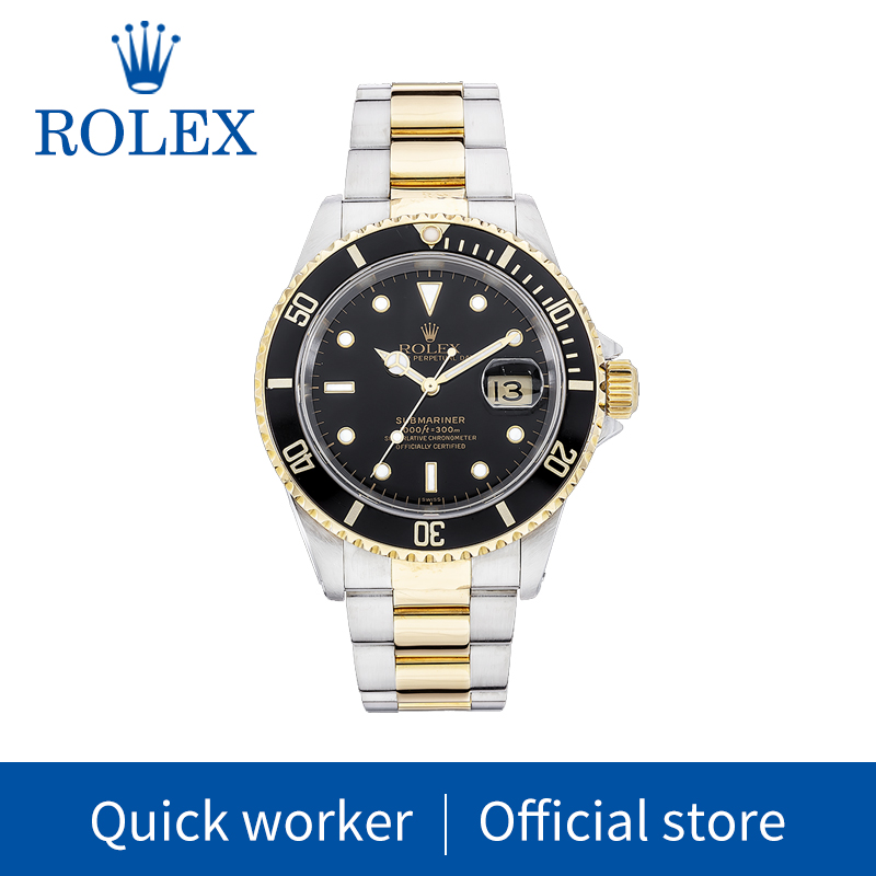 นาฬิกาข้อมือ ROLEXสายเลส มีช่องบอกวันที่ สัปดาห์ หน้าปัดขนาด34mm / นาฬิกา ORLANDO แบรนด์หรูออร์แลนโด Mens ควอตซ์นาฬิกาผู้ชายธุรกิจชายนาฬิกาสุภาพบุรุษ Casual แฟชั่นนาฬิกาข้อมื