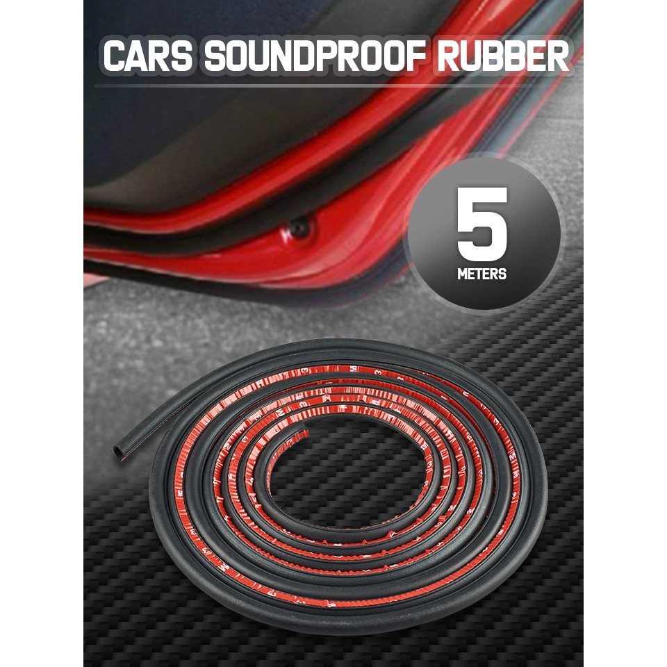 ยางกันเสียงติดขอบประตูรถยนต์ ยางกันชนประตูรถ ยางกันกระแทก Soundproof Rubber