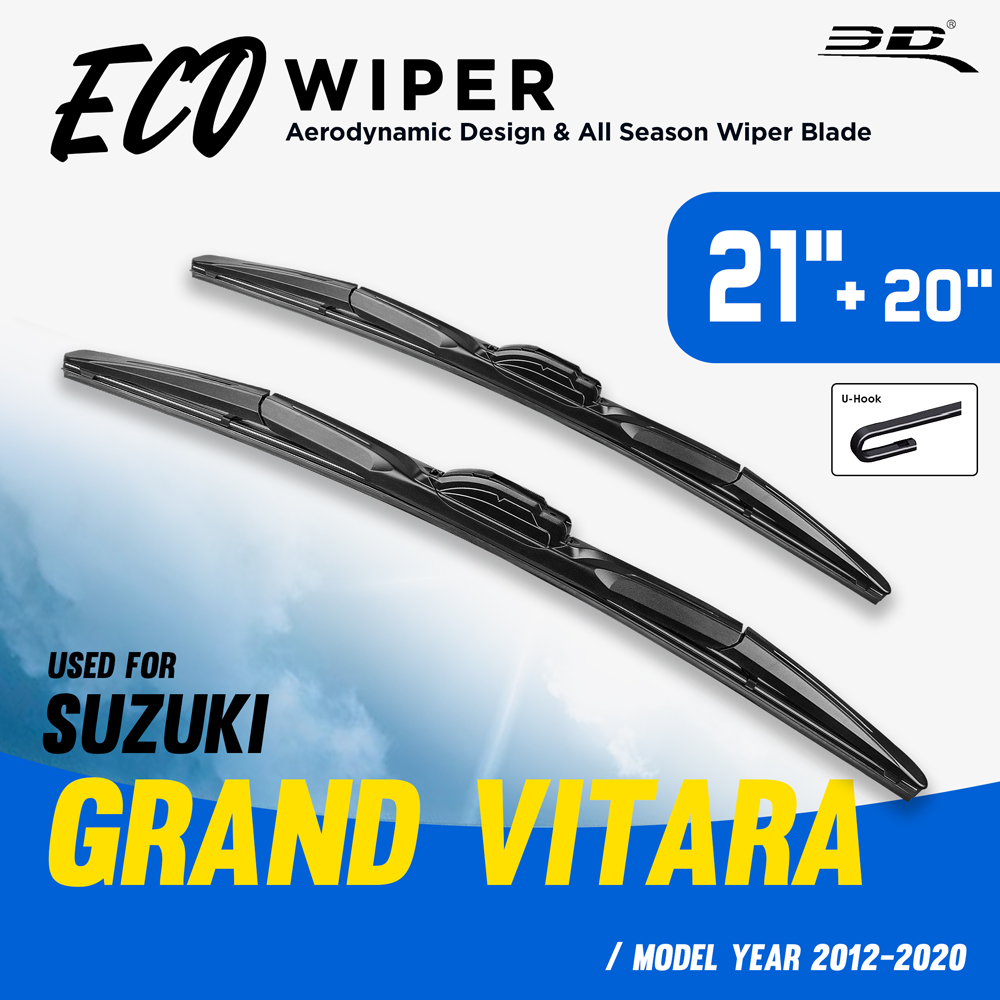ใบปัดน้ำฝน ขนาด 21+20 นิ้ว สำหรับรถ GRAND VITARA Year [2012-2019]