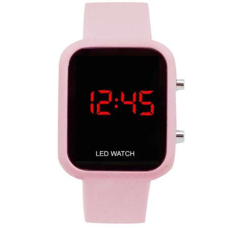 Zazzy Dolls นาฬิกาข้อมือ สายซิลิโคนนุ่ม ทำงานระบบ Digital LED สไตล์ Apple Watch ไฟส่องสว่าง รุ่น ZD-0171
