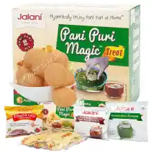 ภาพขนาดย่อของสินค้าPani Puri Magic( Jalani )220g แผ่นแป้งสําหรับทอด ขนมอินเดีย.