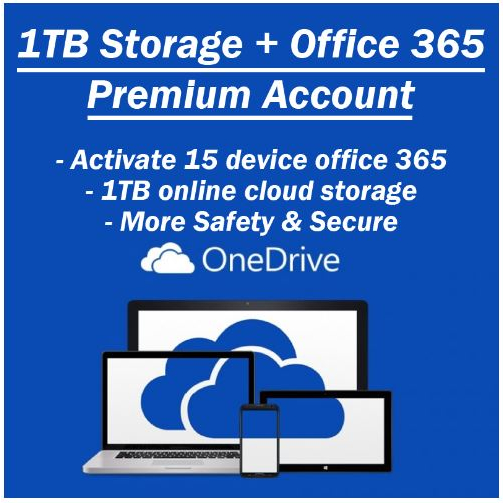 OneDrive 5TB1TB Cloud Storage Lifetime Storage - Tas Intergration ...