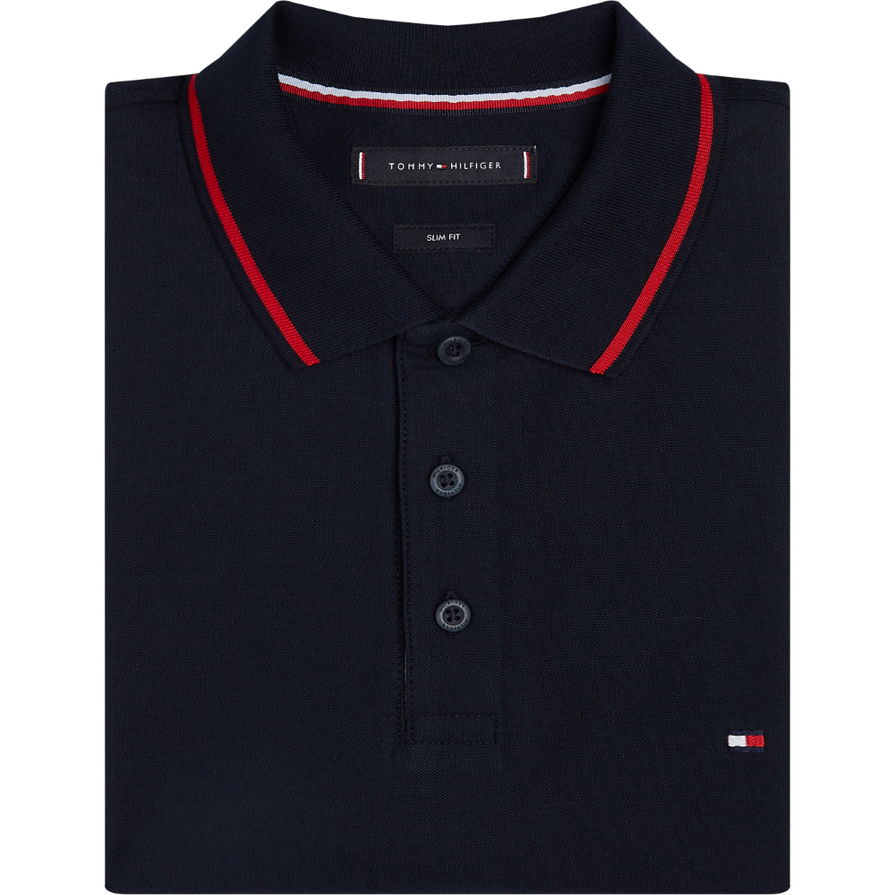 TOMMY HILFIGER เสื้อโปโลชาย รุ่น MW0MW19075 