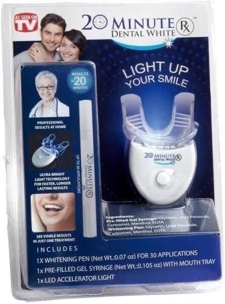 ชุดเลเซอร์ฟอกฟันขาว ฟอกฟันขาว ยาฟอกฟันขาว ผลิตภัณฑ์เพื่อฟันขาว ฟันขาวใน 20 นาที