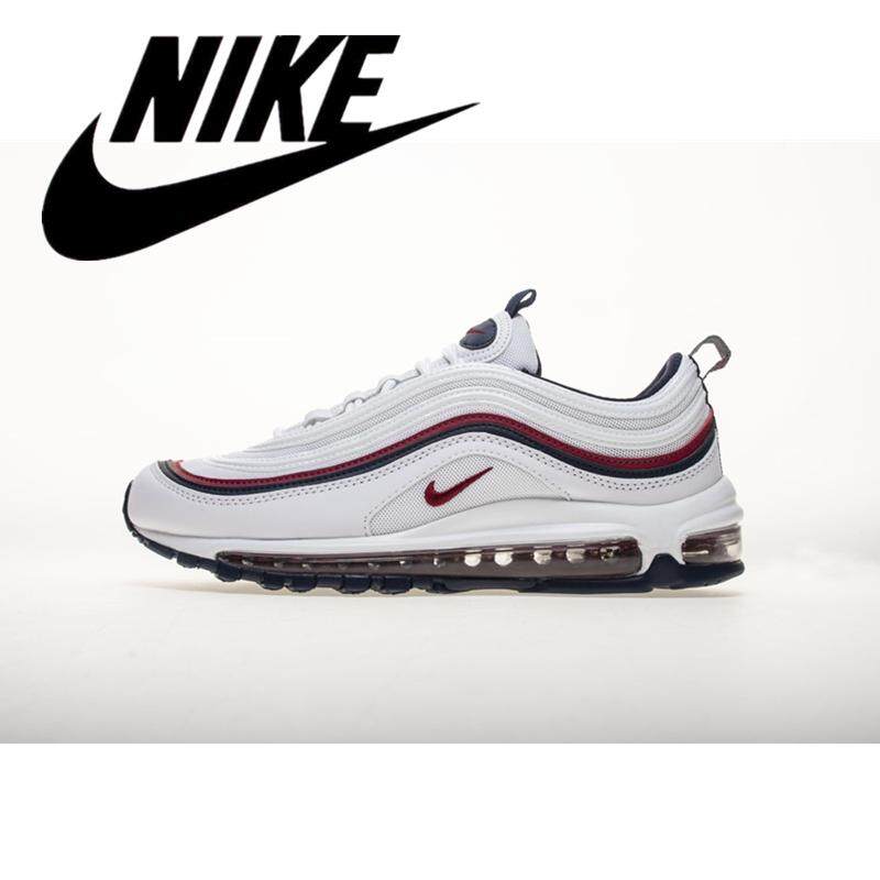 _Nike _Air Max 97 Men's Lightweight Sneakers Increase Height Women's Running Shoes Red Crush 36 45#921733 102 Nike Air Max 97 “Red Crush” 921733 102 For Sale