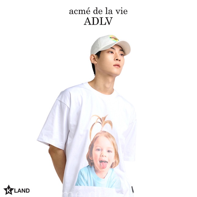 Tシャツ・カットソー ACME DE LA VIE ADLV BABY FACE APPLE HAIR BOY SHORT S 4BUK100 Jual Adlv Acme De La Vie Baby Face Apple Hair Boy White Tee