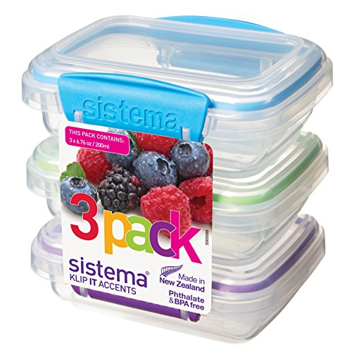 Sistema KLIP IT Sandwich Box Food Storage Container Pack of 9