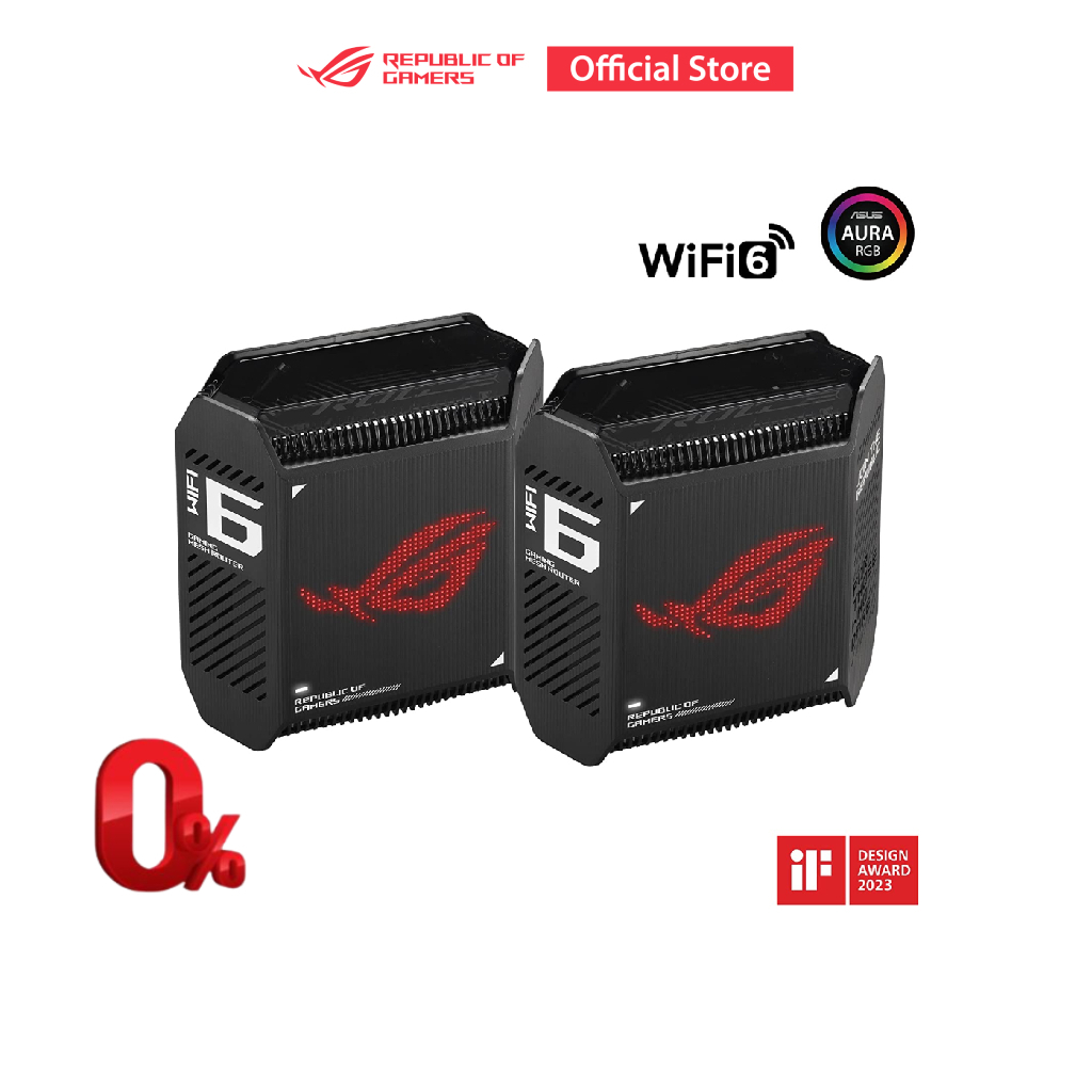 ASUS ROG Rapture GT6 Tri-Band WiFi 6 Mesh System [2-Pack] – Covers ...