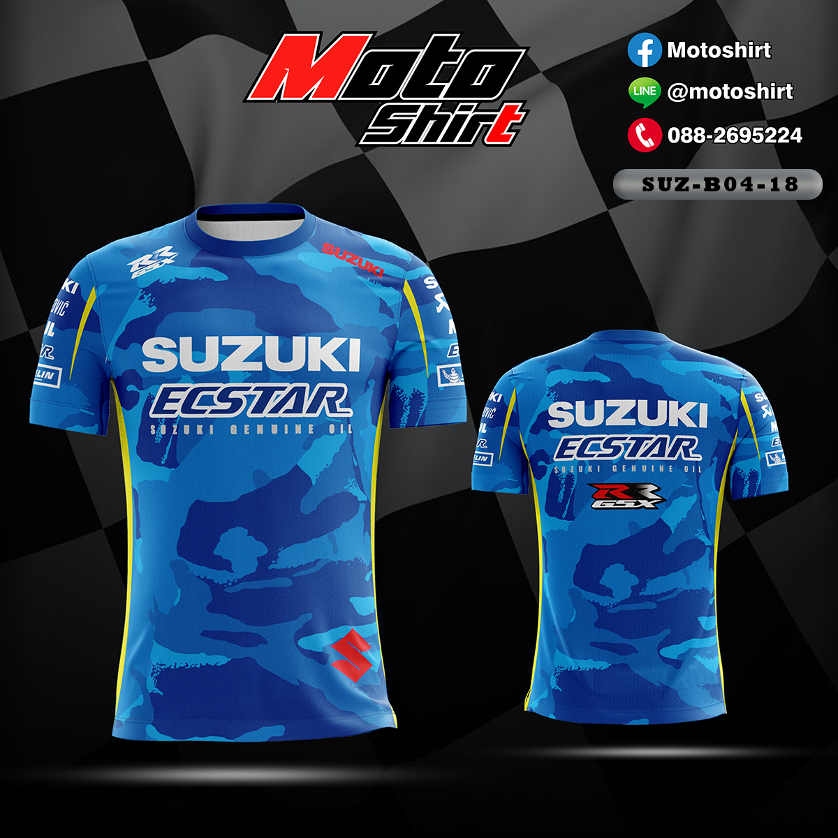 MOTOSHIRT SUZUKI SUZ-B04-18