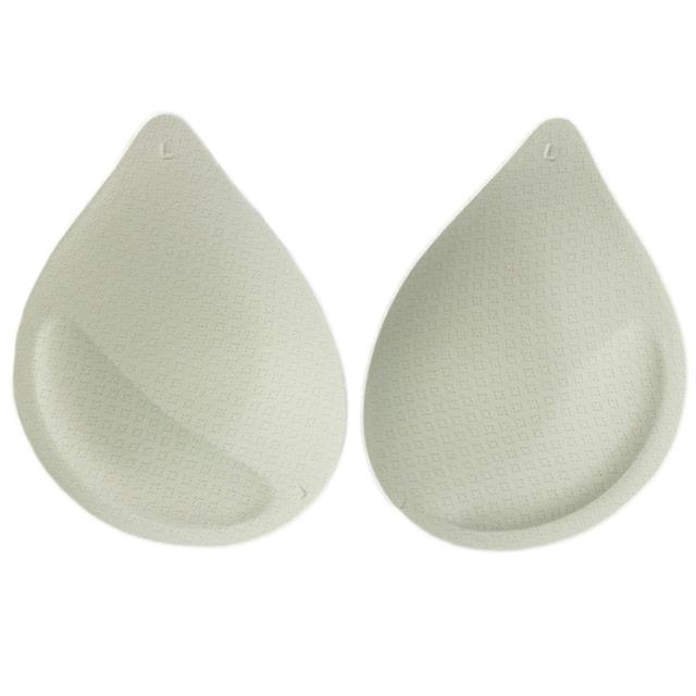 Women Latex Bra Pads Water Drop Shape Removable Breathable Push Up Cups Inserts  Breast Cushion Swimsuit