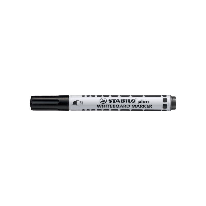 Electro48 STABILO ปากกาไวท์บอร์ดหัวตัด Plan สีดำ 643/46
