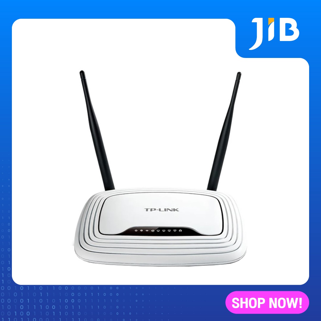 JIB ROUTER (เราเตอร์) TP-LINK TL-WR841N N300 SUPPORT AP REPEATER CLIENT